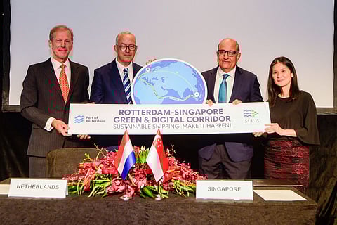MPA, Port of Rotterdam to Establish Green Corridor for Clean Shipping