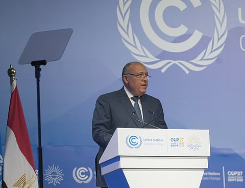 Egypt Foreign Minister Sameh Shoukry Elected COP27 President