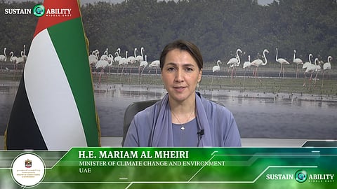 We All Can Contribute to Putting the World on a Sustainable Path: H.E. Mariam Al Mheiri