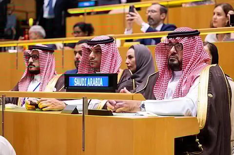 Saudi Minister Delivers the Kingdom's Speech on Sustainable Development Goals
