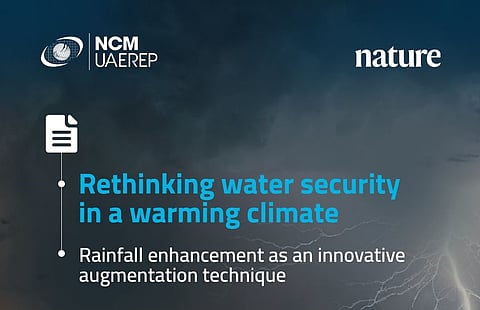 Leading Journal Showcases Achievements of UAE Research Program for Rain Enhancement Science