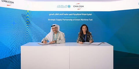 Masdar and CMA CGM Sign Strategic Partnership for Supply of Green Alternative Fuels