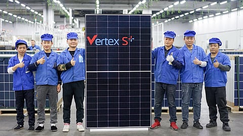 Trina Solar Vertex S+ 505W n-type Dual-Glass Modules Enter Mass Production