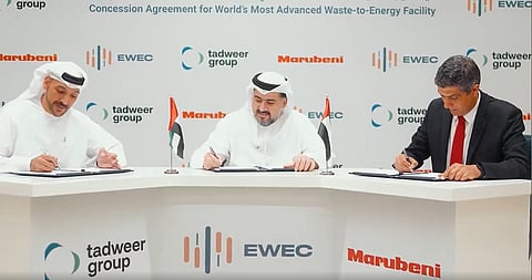 EWEC & Tadweer Partner with Japanese Consortium on World’s Most Advanced Waste-to-energy Facility