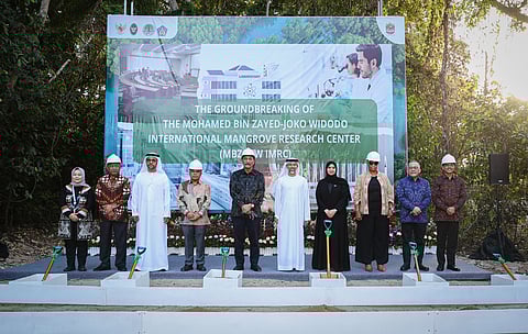 UAE Announces Groundbreaking of Mohamed bin Zayed - Joko Widodo Mangrove Research Centre
