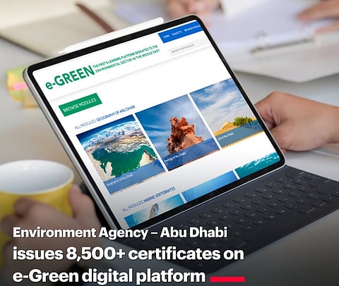 Environment Agency – Abu Dhabi Issues 8,500+ Certificates on its e-Green Digital Platform