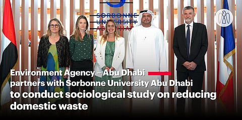 EAD Partners with Sorbonne University Abu Dhabi to Conduct Study on Reducing Domestic Waste