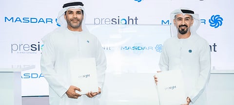 Masdar and Presight Sign Agreement to Develop AI Asset Management Tool
