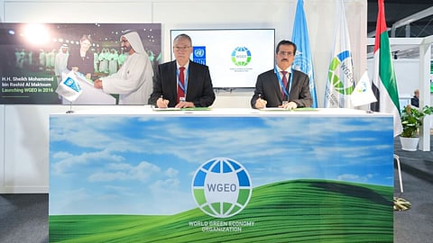 At COP29, WGEO and UNDP Partnered To Accelerate the Transition to a Global Green Economy