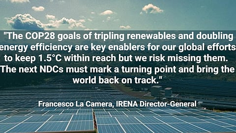 2024 – A Year of Records for Renewables, Yet Progress Falls Short to 3xRenewables by 2030: IRENA