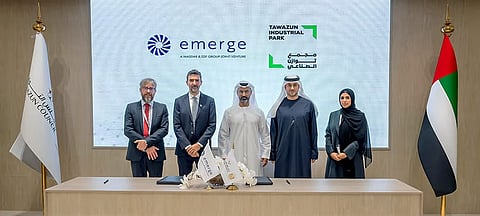 Emerge Signs Agreement With Tawazun Industrial Park for 13.25MWp Solar PV Plant