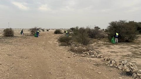 MoECC Qatar Organizes a Campaign To Restore Rawdat Hawtan