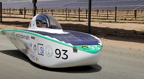 Masdar Showcases All-Saudi Team Behind Solar-powered Electric Vehicle