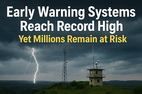 Early Warning Systems Reach Record High, Yet Millions Remain at Risk