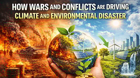 How Today’s Wars and Armed Conflicts Are Quietly Accelerating Climate Change