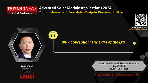 TaiyangNews China Solar News Snippets - Advanced Solar Module Applications 2024 Virtual Conference