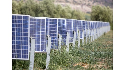 Solar panels, Solar power plant