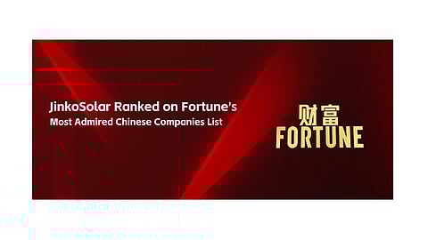 JinkoSolar on Fortune list - TaiyangNews China Solar PV News Snippets