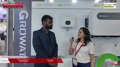 TaiyangNews interviews Growatt at REI Expo 2024