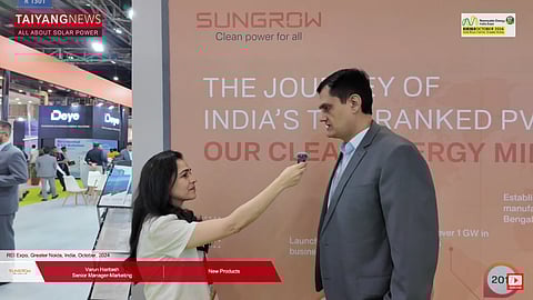TaiyangNews interviews Sungrow at REI Expo 2024