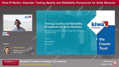 Outsourced quality assurance: Kiwa PI Berlin, a 3rd party service provider, offers a comprehensive module manufacturing quality assurance framework for module buyers. (Photo Credit: TaiyangNews)