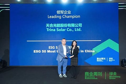 Trinasolar ESG Bloomberg