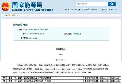 NEA Approves LONGI-led solar standards