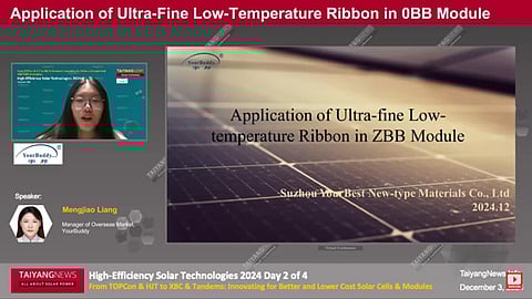A brief overview from YourBuddy about ultra-thin low-temperature ribbons for 0BB module.