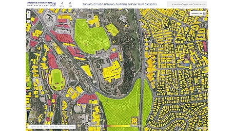 Israel rooftop solar mapping tool