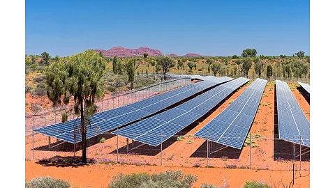 Home to several large-scale solar and storage announced projects, Australia’s Northern Territory has decided to scrap the 50% renewable energy target for 2030. (Illustrative Photo; Photo Credit: Joe Ferrer/Shutterstock.com)
