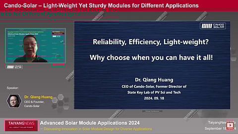 Dr. Qiang Huang is presenting.