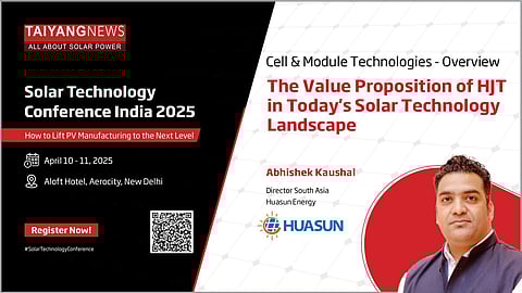 STCI 2025_Day 1_Huasun Energy_Abhishek Kaushal