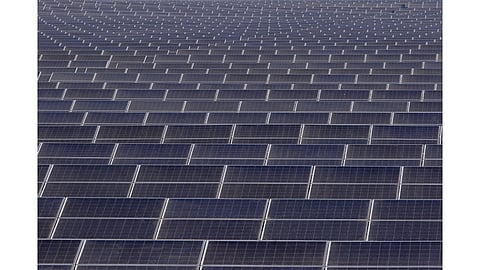 Solar Park, Solar Panels, Dust on solar panels, Solar Power Plant