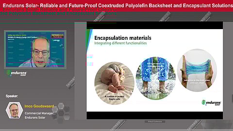Endurans’ SE POE HT and SE POE UV encapsulants offer strong mechanical stability, low moisture uptake, and UV cut-off options tailored at 300 and 380 nm. (Source: Endurans Solar)