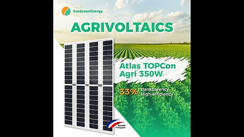 Eco Green Energy's latest Agrivoltaics product.