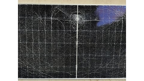 Broken Solar Panel, Solar and Sustainability, Solar Recycling