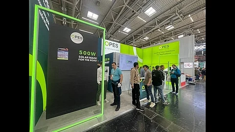 OPES Solar Mobility's latest VIPV product.