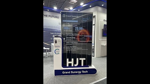 Grand Sunergy's new HJT module.