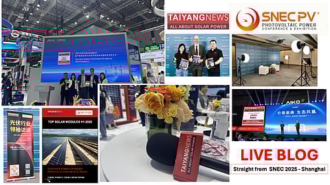 Blog – TaiyangNews Team @ SNEC 2025, Shanghai, China!