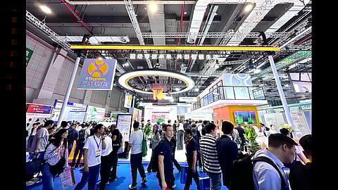 APsystems stall at SNEC 2025.