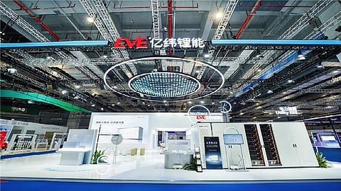 EVE Energy booth at SNEC 2025
