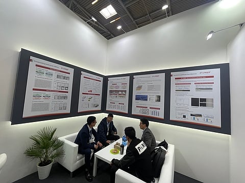 Hangzhou First showcased its latest products and displayed product test results and comparative test analyses at Intersolar Europe 2025. (Photo Credit: TaiyangNews)