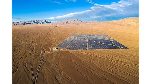 Solar in desert