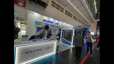 BTE Solar's latest PVT hybrid solar panel.