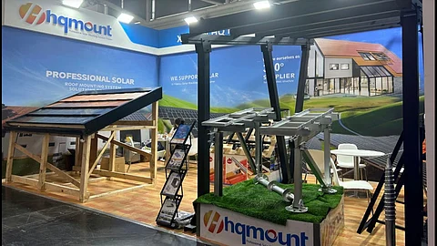 HQ Mount's booth at Intersolar.