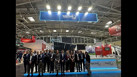 Gonvarri's booth at Intersolar Europe 2025.
