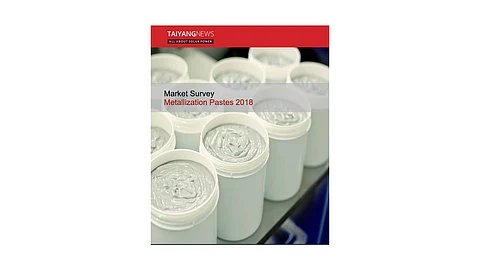 Market Survey on Metallization Pastes 2018