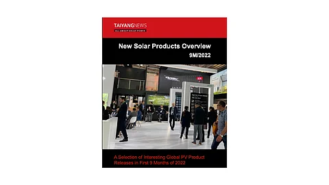 New Solar Products Overview 9M/2022
