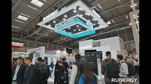 Runergy's boot at Intersolar Europe 2025.