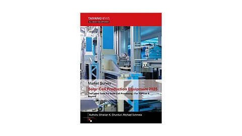 TaiyangNews Solar Cell Production Equipment 2025 Report Highlights Breakthroughs Driving TOPCon and Next-Gen PV Technologies